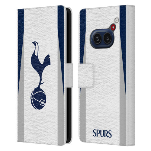 Tottenham Hotspur F.C. 2025/26 Badge Kit Home Leather Book Wallet Case Cover For Nothing Phone (2a)
