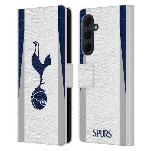 Tottenham Hotspur F.C. 2025/26 Badge Kit Home Leather Book Wallet Case Cover For Samsung Galaxy A35 5G