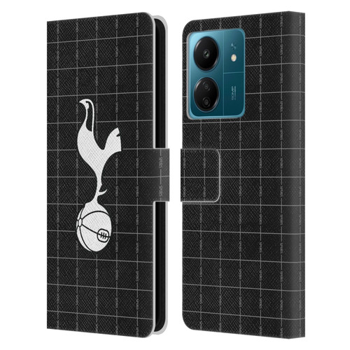 Tottenham Hotspur F.C. 2025/26 Badge Kit Away Leather Book Wallet Case Cover For Xiaomi Redmi 13C 4G