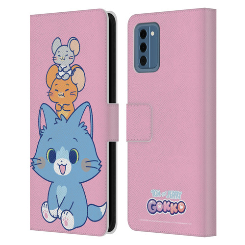 Tom and Jerry Gokko Graphics Characters Leather Book Wallet Case Cover For Nokia NC300