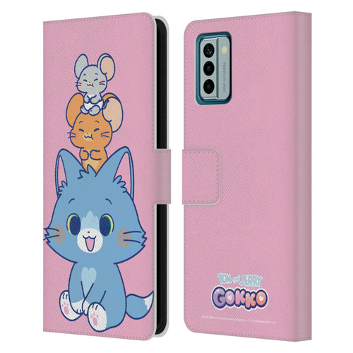Tom and Jerry Gokko Graphics Characters Leather Book Wallet Case Cover For Nokia G42