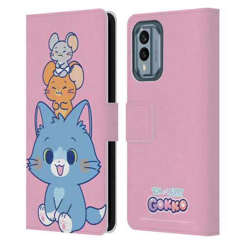 Tom and Jerry Gokko Graphics Characters Leather Book Wallet Case Cover For Nokia X30