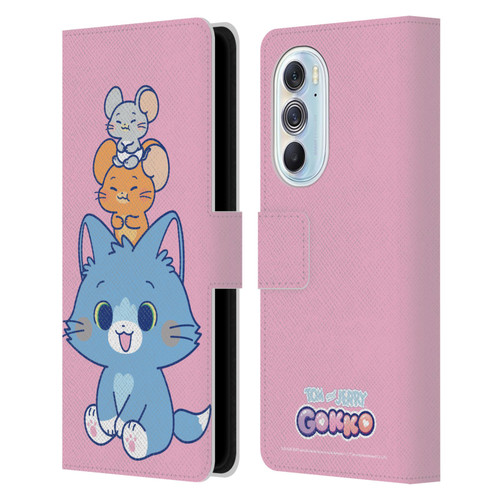 Tom and Jerry Gokko Graphics Characters Leather Book Wallet Case Cover For Motorola Edge X30