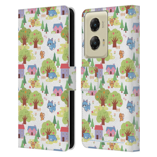 Tom and Jerry Gokko Graphics Trees Pattern Leather Book Wallet Case Cover For Motorola Moto G Stylus 5G (2024) Tom and Jerry Gokko Graphics Trees Pattern Leather Book Wallet Case Cover For Motorola Moto G Stylus 5G (2024)