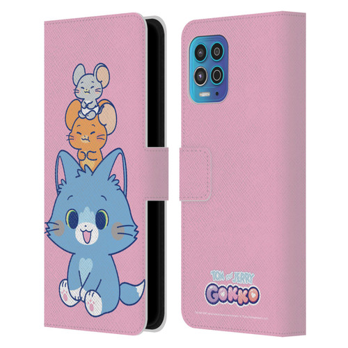 Tom and Jerry Gokko Graphics Characters Leather Book Wallet Case Cover For Motorola Moto G100