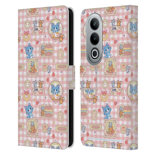 Tom and Jerry Gokko Graphics Baking Pattern Leather Book Wallet Case Cover For OPPO OnePlus Ace 3V 5G