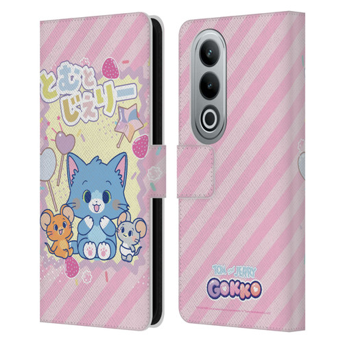 Tom and Jerry Gokko Graphics Character Art Leather Book Wallet Case Cover For OPPO OnePlus Ace 3V 5G