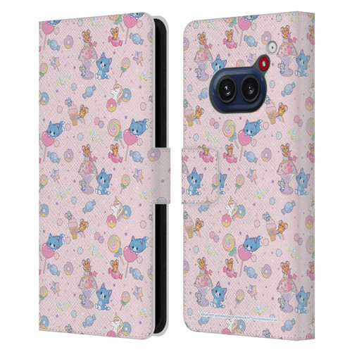 Tom and Jerry Gokko Graphics Sweets Pattern Leather Book Wallet Case Cover For Nothing Phone (2a) Tom and Jerry Gokko Graphics Sweets Pattern Leather Book Wallet Case Cover For Nothing Phone (2a)
