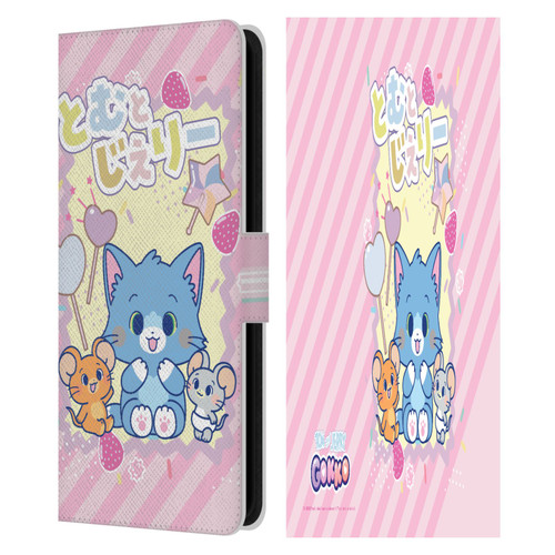 Tom and Jerry Gokko Graphics Character Art Leather Book Wallet Case Cover For Samsung Galaxy S23 FE 5G