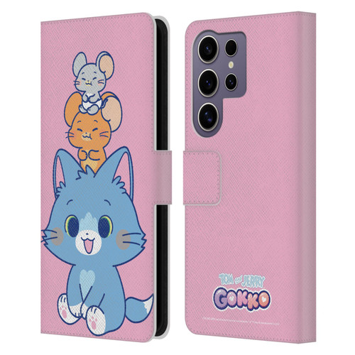 Tom and Jerry Gokko Graphics Characters Leather Book Wallet Case Cover For Samsung Galaxy S25 Ultra
