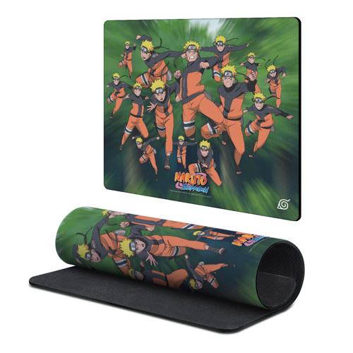 Naruto Shippuden Graphic Art Naruto Kagebunshin Gaming Office Desk PC Keyboard Mouse Mat Pad 9.84 x 11.81 x 0.12 inches (250 x 300 mm) - S
