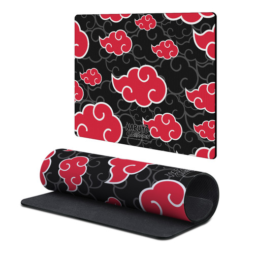 Naruto Shippuden Graphic Art Akatsuki Pattern Gaming Office Desk PC Keyboard Mouse Mat Pad 9.84 x 11.81 x 0.12 inches (250 x 300 mm) - S