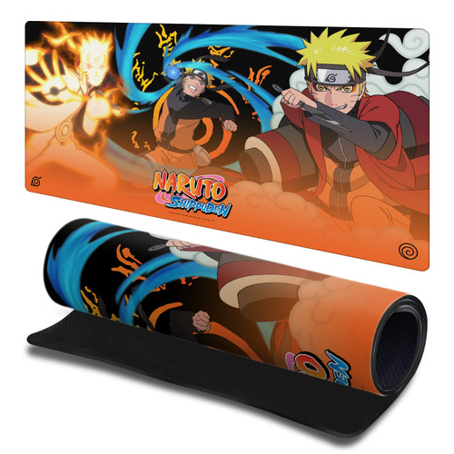 Naruto Shippuden Graphic Art Naruto Transformation Gaming Office Desk PC Keyboard Mouse Mat Pad 23.62 x 11.81 x 0.12 inches (600 x 300 mm) - L