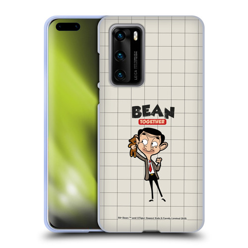 Mr. Bean: The Animated Series Graphic Art With Teddy Soft Gel Case for Huawei P40 5G