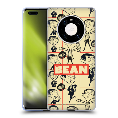 Mr. Bean: The Animated Series Graphic Art Collage Soft Gel Case for Huawei Mate 40 Pro 5G