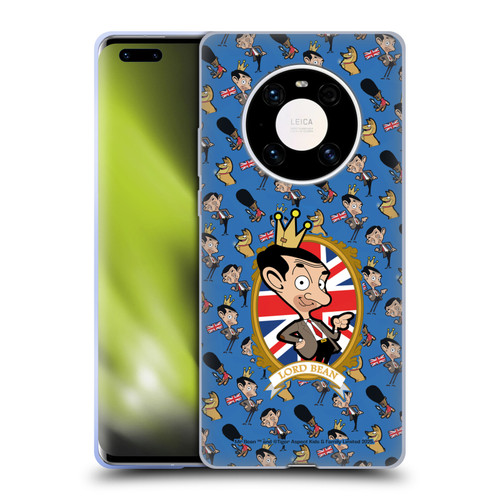 Mr. Bean: The Animated Series Graphic Art Royal Bean Soft Gel Case for Huawei Mate 40 Pro 5G