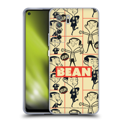Mr. Bean: The Animated Series Graphic Art Collage Soft Gel Case for Huawei Nova 7 SE/P40 Lite 5G