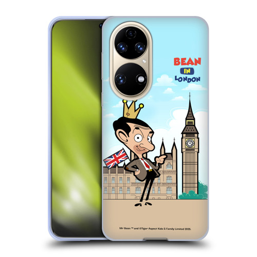 Mr. Bean: The Animated Series Graphic Art Bean In London Soft Gel Case for Huawei P50