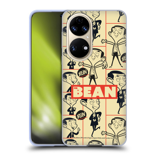 Mr. Bean: The Animated Series Graphic Art Collage Soft Gel Case for Huawei P50