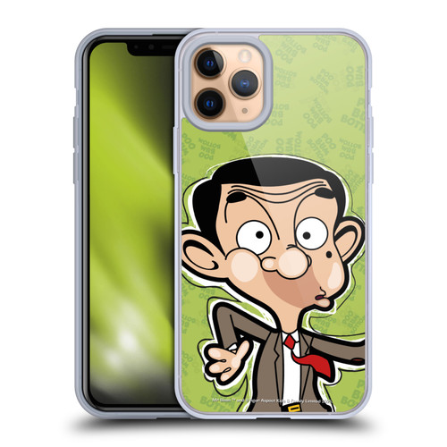 Mr. Bean: The Animated Series Graphic Art Face Soft Gel Case for Apple iPhone 11 Pro