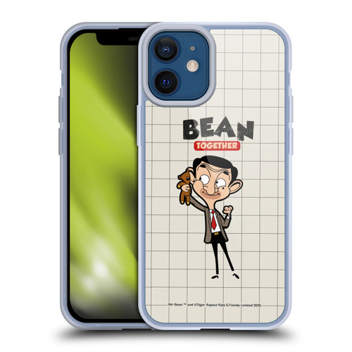 Mr. Bean: The Animated Series Graphic Art With Teddy Soft Gel Case for Apple iPhone 12 Mini