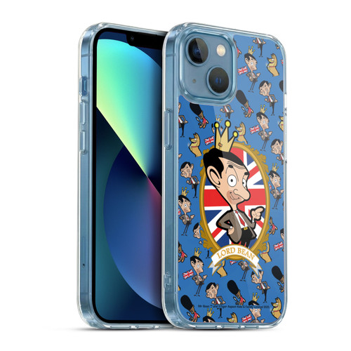 Mr. Bean: The Animated Series Graphic Art Royal Bean Soft Gel Case for Apple iPhone 13 Mini & MagSafe