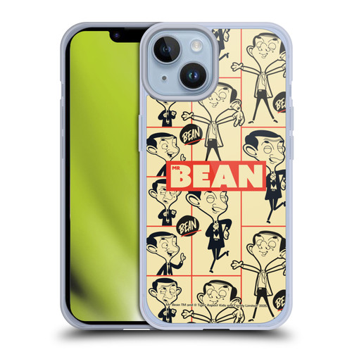 Mr. Bean: The Animated Series Graphic Art Collage Soft Gel Case for Apple iPhone 14