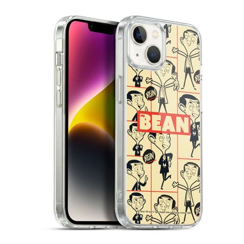 Mr. Bean: The Animated Series Graphic Art Collage Soft Gel Case for Apple iPhone 14 Plus & MagSafe