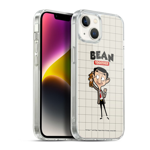 Mr. Bean: The Animated Series Graphic Art With Teddy Soft Gel Case for Apple iPhone 14 Plus & MagSafe