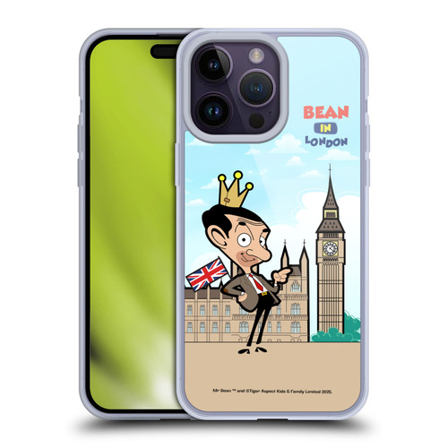 Mr. Bean: The Animated Series Graphic Art Bean In London Soft Gel Case for Apple iPhone 14 Pro Max