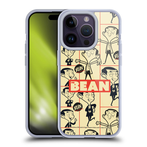 Mr. Bean: The Animated Series Graphic Art Collage Soft Gel Case for Apple iPhone 14 Pro