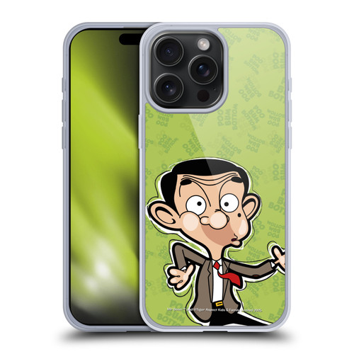 Mr. Bean: The Animated Series Graphic Art Face Soft Gel Case for Apple iPhone 15 Pro Max