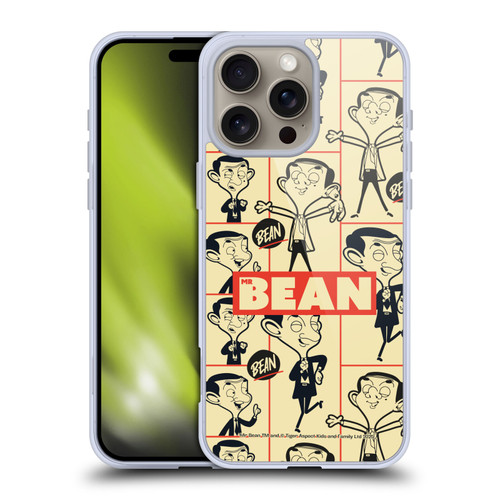 Mr. Bean: The Animated Series Graphic Art Collage Soft Gel Case for Apple iPhone 16 Pro Max