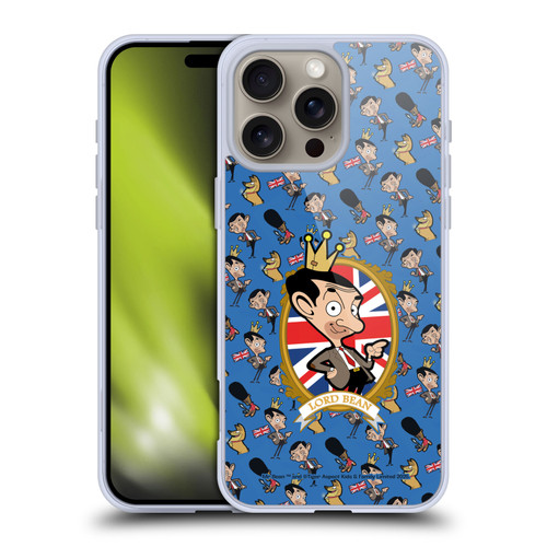 Mr. Bean: The Animated Series Graphic Art Royal Bean Soft Gel Case for Apple iPhone 16 Pro Max