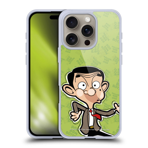 Mr. Bean: The Animated Series Graphic Art Face Soft Gel Case for Apple iPhone 16 Pro