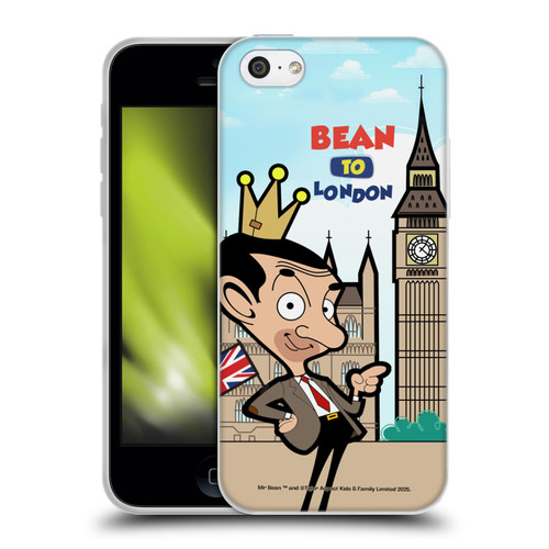 Mr. Bean: The Animated Series Graphic Art Bean In London Soft Gel Case for Apple iPhone 5c
