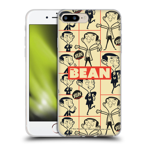 Mr. Bean: The Animated Series Graphic Art Collage Soft Gel Case for Apple iPhone 7 Plus / iPhone 8 Plus
