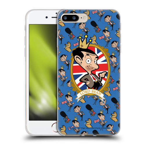 Mr. Bean: The Animated Series Graphic Art Royal Bean Soft Gel Case for Apple iPhone 7 Plus / iPhone 8 Plus
