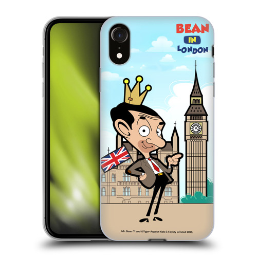 Mr. Bean: The Animated Series Graphic Art Bean In London Soft Gel Case for Apple iPhone XR