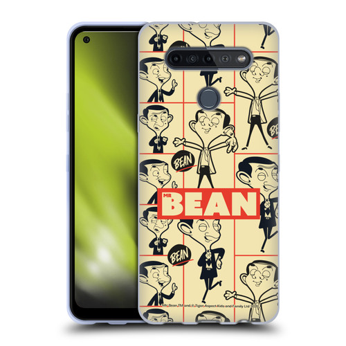 Mr. Bean: The Animated Series Graphic Art Collage Soft Gel Case for LG K51S