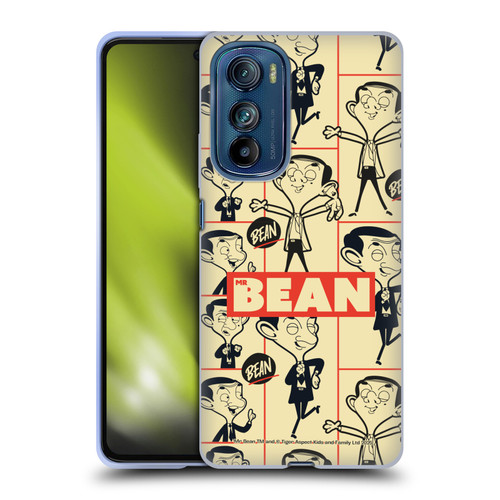Mr. Bean: The Animated Series Graphic Art Collage Soft Gel Case for Motorola Edge 30