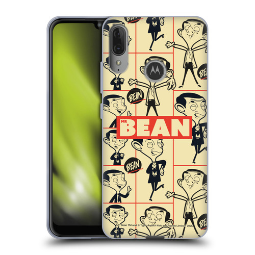 Mr. Bean: The Animated Series Graphic Art Collage Soft Gel Case for Motorola Moto E6 Plus