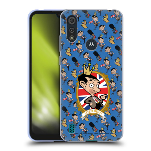 Mr. Bean: The Animated Series Graphic Art Royal Bean Soft Gel Case for Motorola Moto E6s (2020)