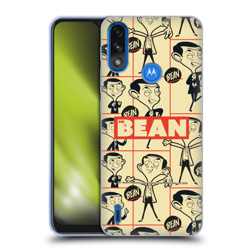 Mr. Bean: The Animated Series Graphic Art Collage Soft Gel Case for Motorola Moto E7 Power / Moto E7i Power