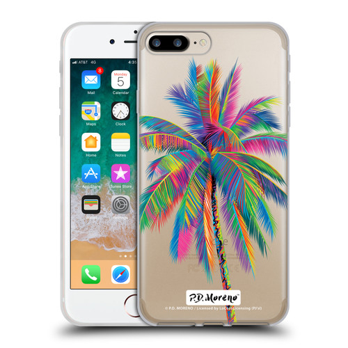 P.D. Moreno Assorted Design Palm Tree Soft Gel Case for Apple iPhone 7 Plus / iPhone 8 Plus