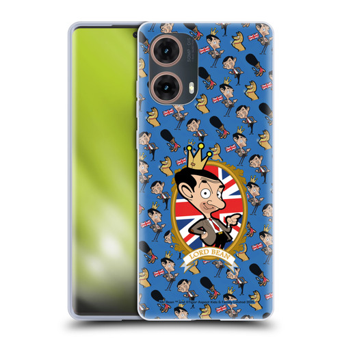 Mr. Bean: The Animated Series Graphic Art Royal Bean Soft Gel Case for Motorola Moto G85
