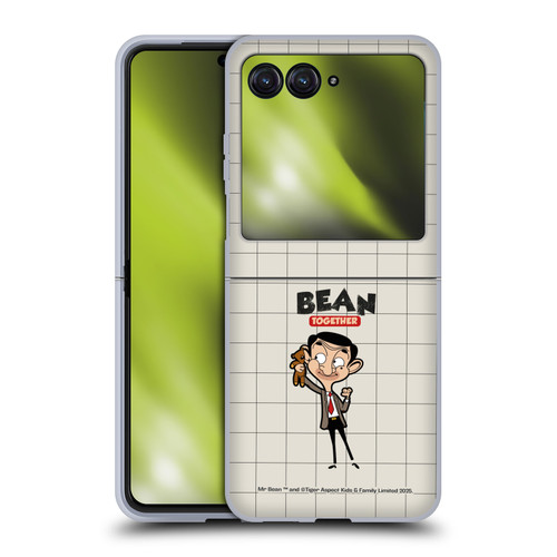 Mr. Bean: The Animated Series Graphic Art With Teddy Soft Gel Case for Motorola Razr 40 Ultra / Razr+ 2023