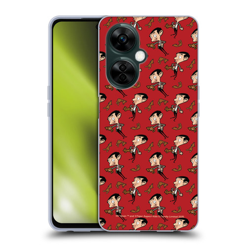 Mr. Bean: The Animated Series Graphic Art Teddy Pattern Soft Gel Case for OnePlus Nord N30