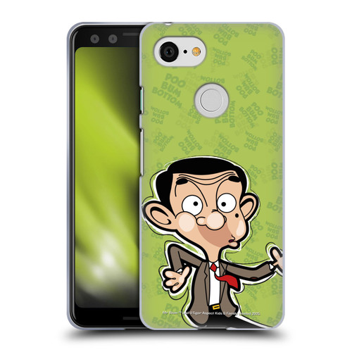Mr. Bean: The Animated Series Graphic Art Face Soft Gel Case for Google Pixel 3