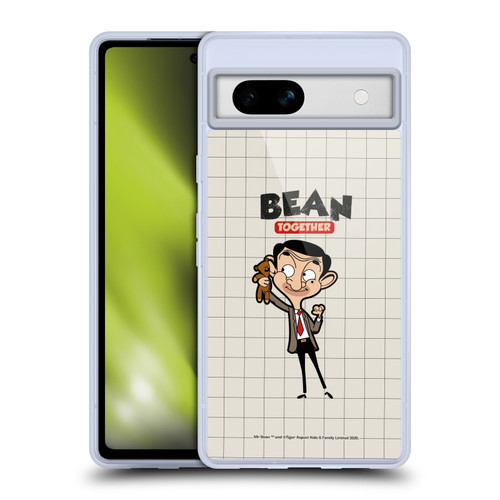 Mr. Bean: The Animated Series Graphic Art With Teddy Soft Gel Case for Google Pixel 7a